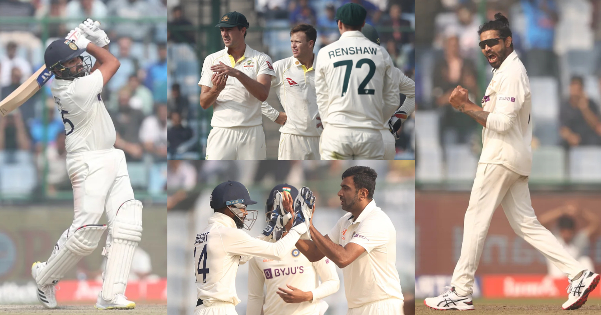 IND vs AUS: जड्डू की फिरकी ने किया स्वाहा, फिर रोहित-पुजारा की आंधी में उड़ी ऑस्ट्रेलिया, तीसरे ही द...