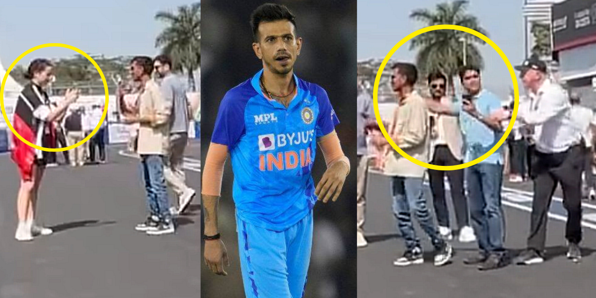 VIDEO: महिला फैन को खुश करने के लिए युजवेन्द्र चहल ने की शर्मनाक हरकत, पुरुष फैन को धक्के मार कर निक...