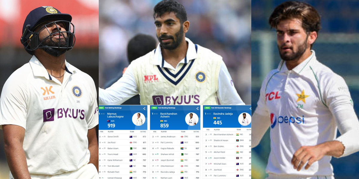 ICC Test Ranking: एक साथ 2 खिलाड़ी बने नंबर-1, तो बुमराह से आगे निकले शाहीन
