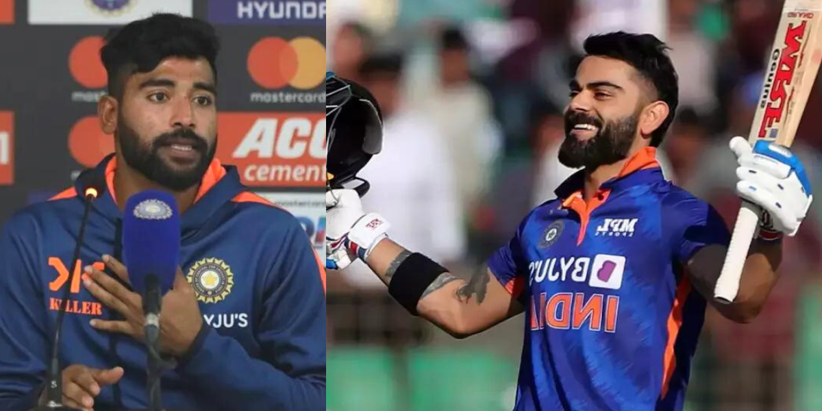 "सर मुझे विराट की तरह बनना है...", कोहली की तरह बल्लेबाज बनना चाहते थे मोहम्मद सिराज, अब हुआ चौंकाने...