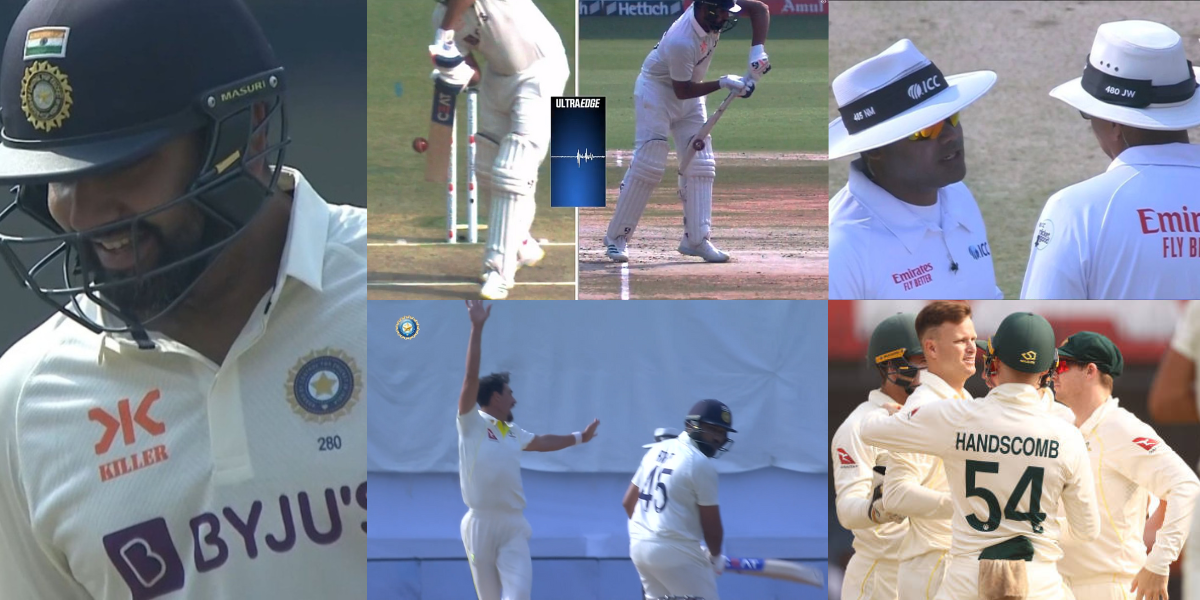 VIDEO: स्टीव स्मिथ और अंपायर की बेवकूफी से रोहित को मिला जीवनदान, आउट होने के बाद भी पवेलियन नहीं लौ...