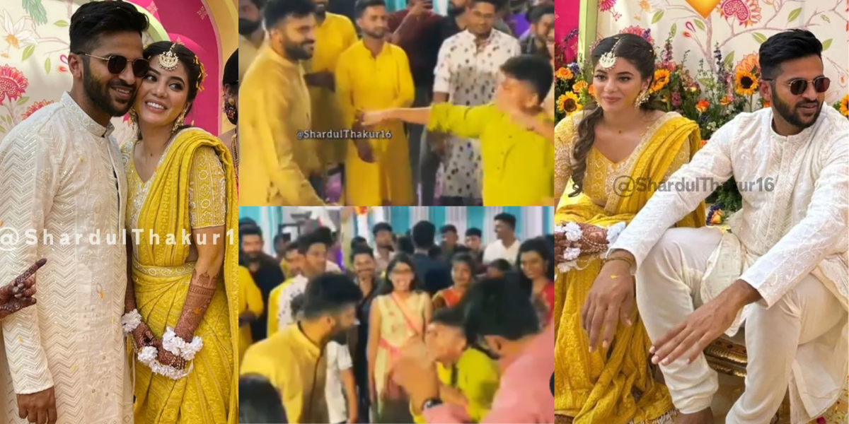 Shardul Thakur Dance Video: हल्दी सेरेमनी में शार्दुल ठाकुर ने उड़ाए रिश्तेदारों के होश, 'झिंगाट' गा...
