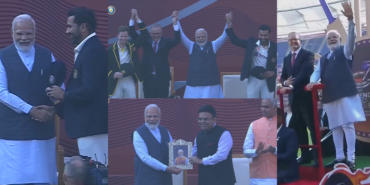 VIDEO: चौथे टेस्ट में PM मोदी और एंथनी अल्बनीज का स्टेडियम में हुआ भव्य स्वागत, जय शाह-बिन्नी ने दिय...