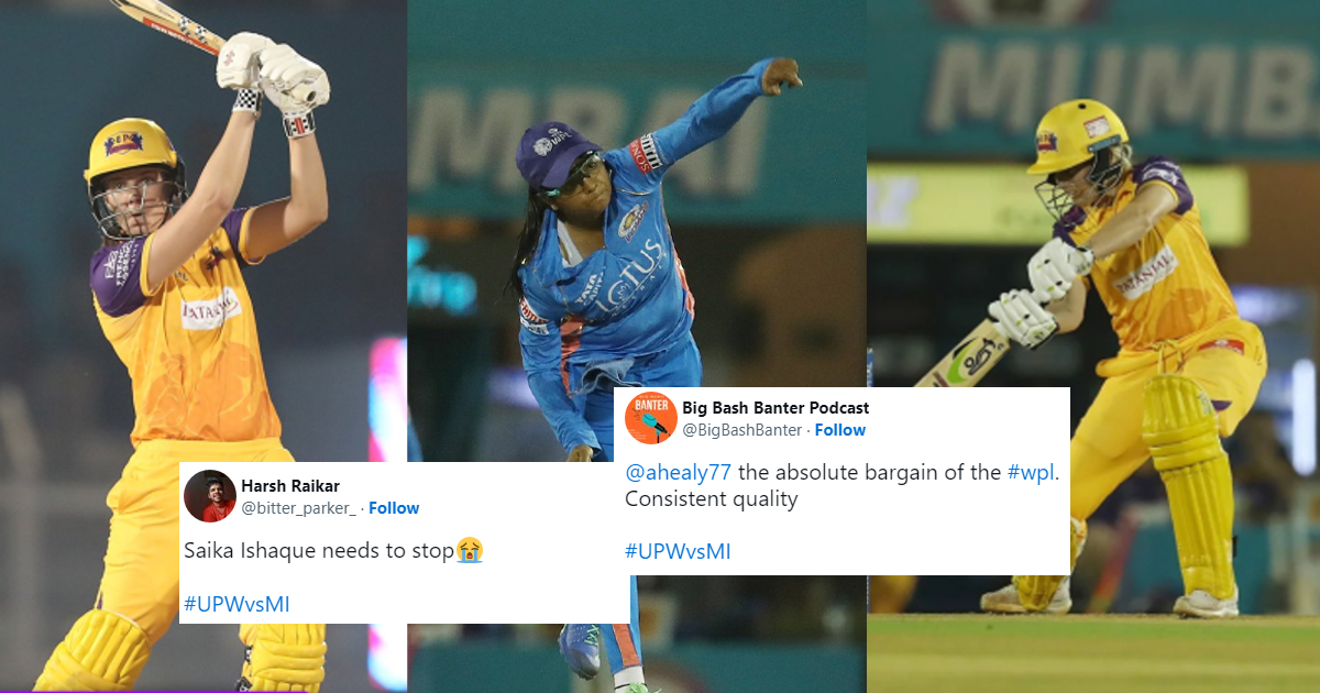 WPL 2023: साइका ईशाक ने अपनी फिरकी से रोका हेली-ताहिला का तूफान, सोशल मीडिया पर जमकर लूटी महफ़िल