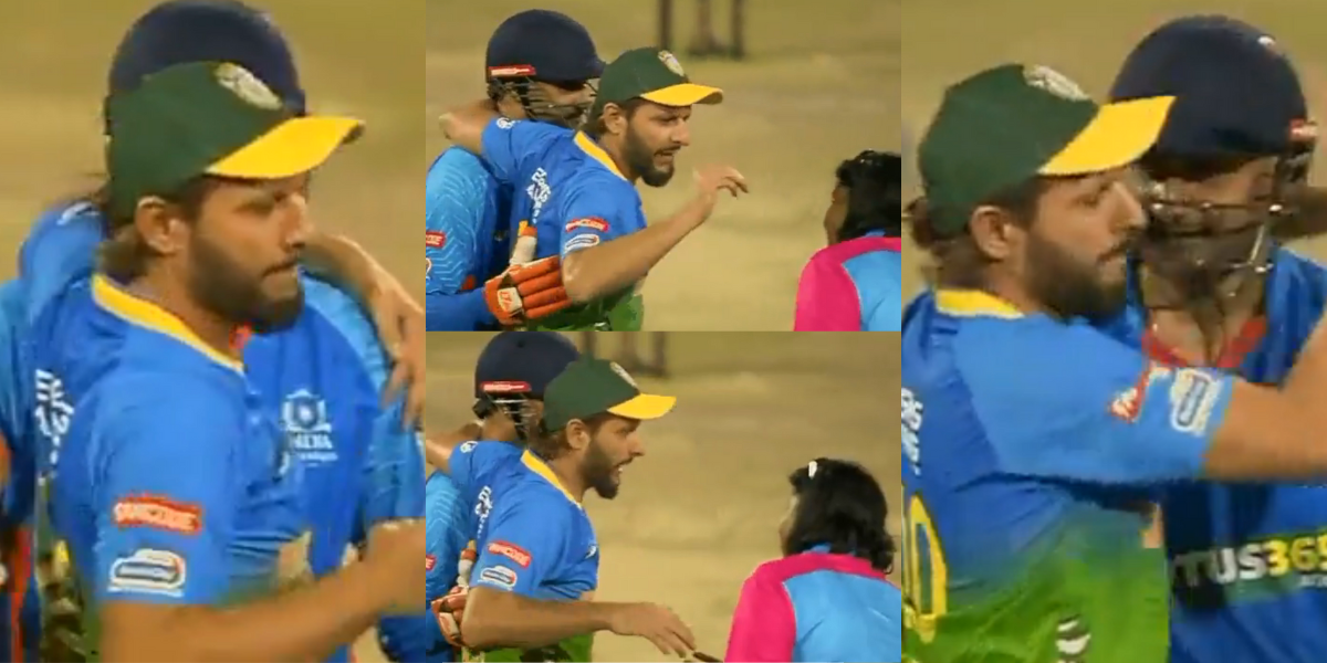 Shahid Afridi Video: जीत की खुशी में अफरीदी ने खोया होश, महिला अंपायर को गले लगाने की करने लगे कोशिश...