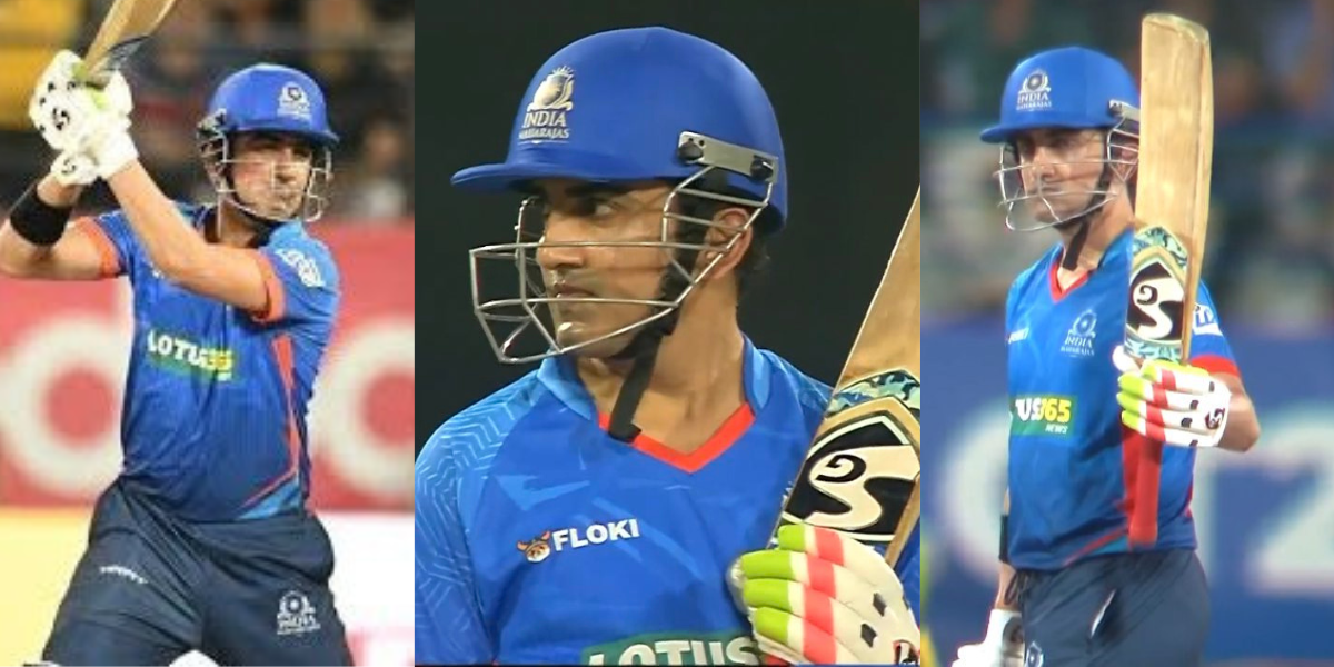 Gautam Gambhir ने काटा बवाल, LLC में लगाई अर्धशतकों की हैट्रिक, स्ट्राइक रेट देख आ जाएगा पसीना