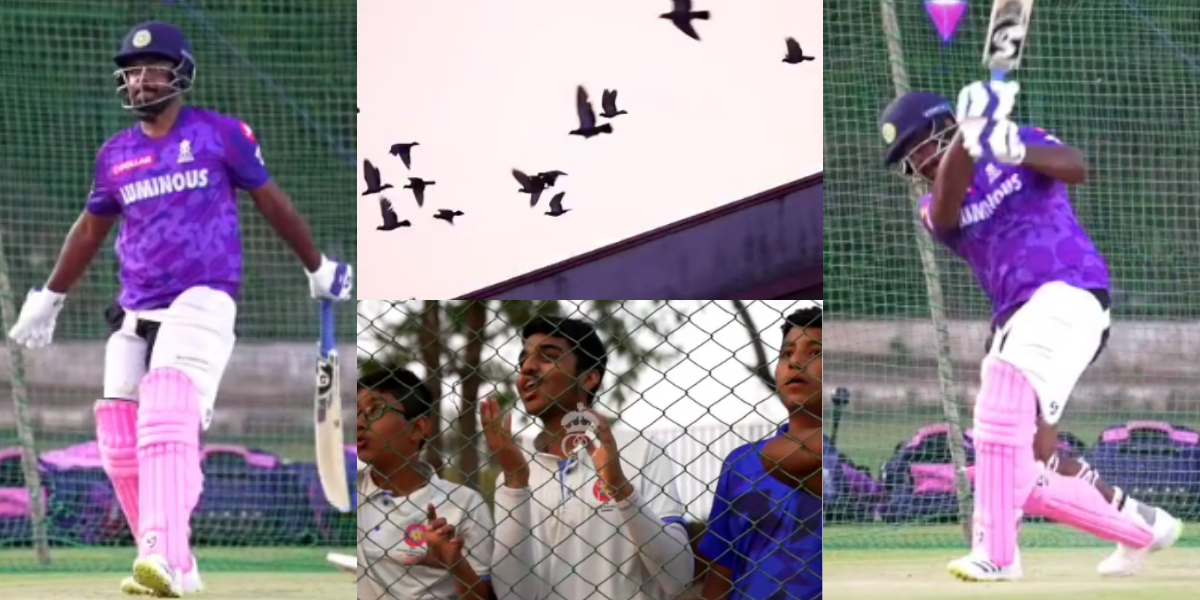 Sanju Samson Six Video: 32 सेकंड में संजू सैमसन ने लगाई छक्कों की बौछार, खौफ में कौए, तो बल्लेबाजी द...