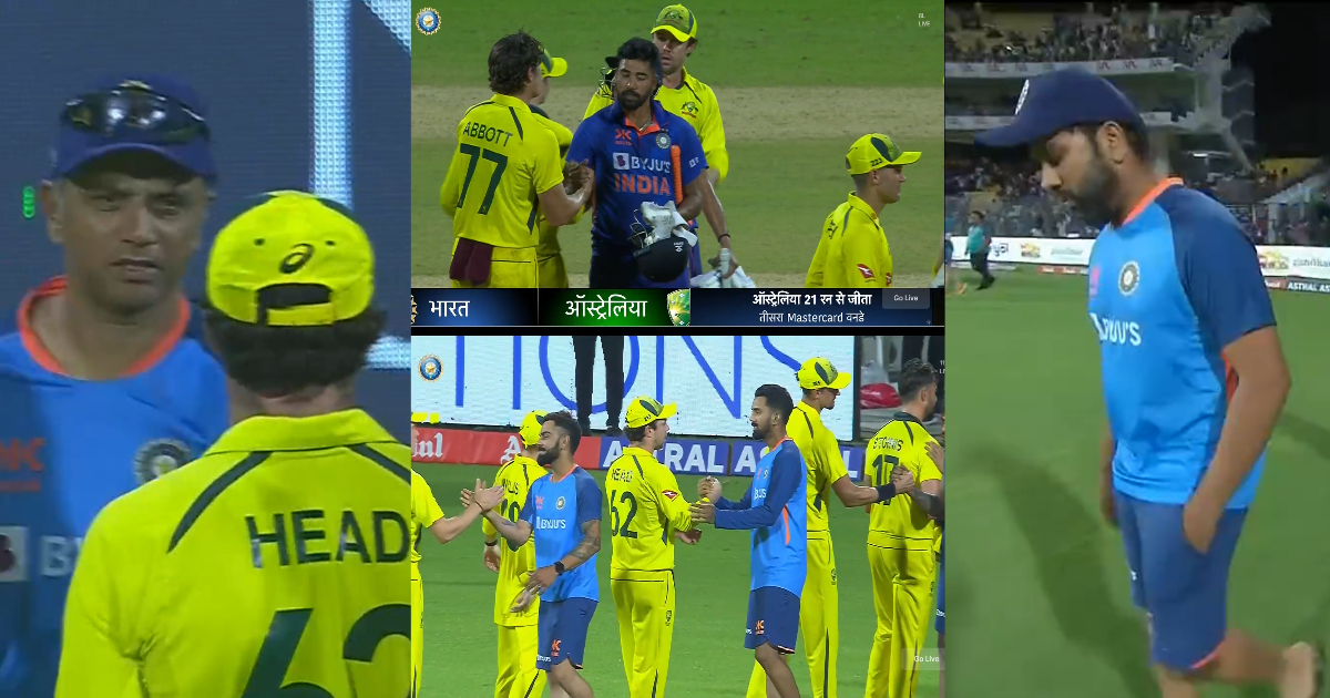 IND vs AUS: रोहित के चेहरे पर पसरा मातम, तो ऑस्ट्रेलियाई खिलाड़ियों को गले लगाने पहुंचे विराट-राहुल,...