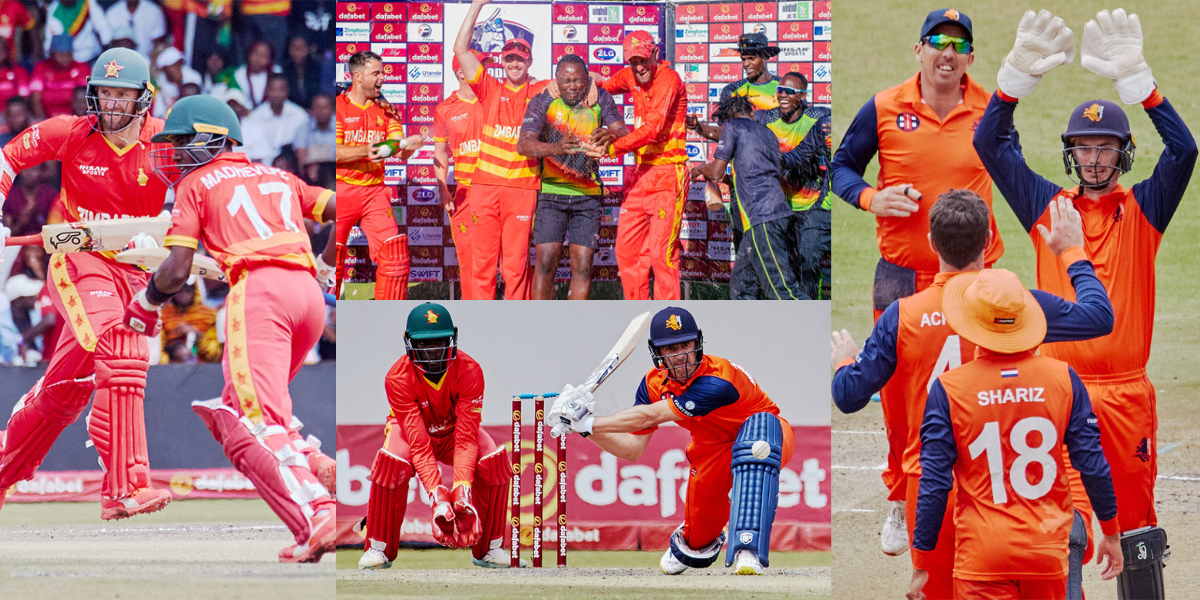 NED vs ZIM: पहली हार के बाद जिम्बाब्वे का जागा ज़मीर, लगातार तीसरे ODI में 7 विकेट से नीदरलैंड को रौ...