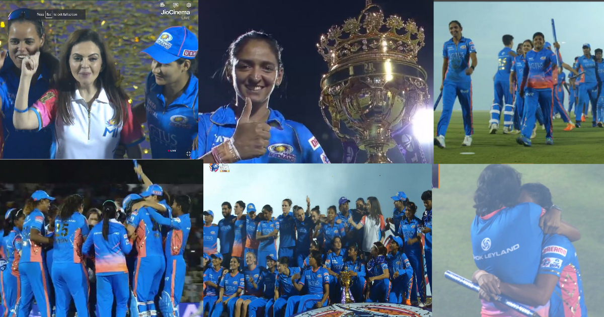 WPL 2023: पहले झूलन को गले लगाकर रोईं हरमनप्रीत, फिर ट्रॉफी हाथ में लेते ही किया धोनी वाला काम, मुंब...