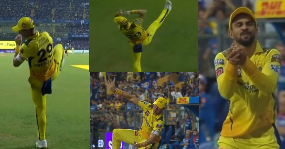 Pretorius Gaikwad Catch Video: बाउंड्री से बाहर गिरते हुए प्रिटोरियस ने फेंकी गेंद, ऋतुराज ने पूरा क...