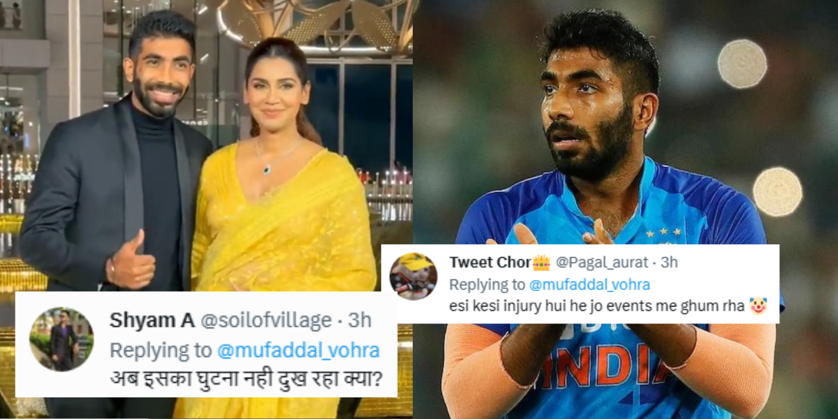 "क्रिकेट के नाम पर इसे इंजरी होती है...", IPL छोड़ पत्नी के साथ इवेंट में पहुंचे जसप्रीत बुमराह, तो...