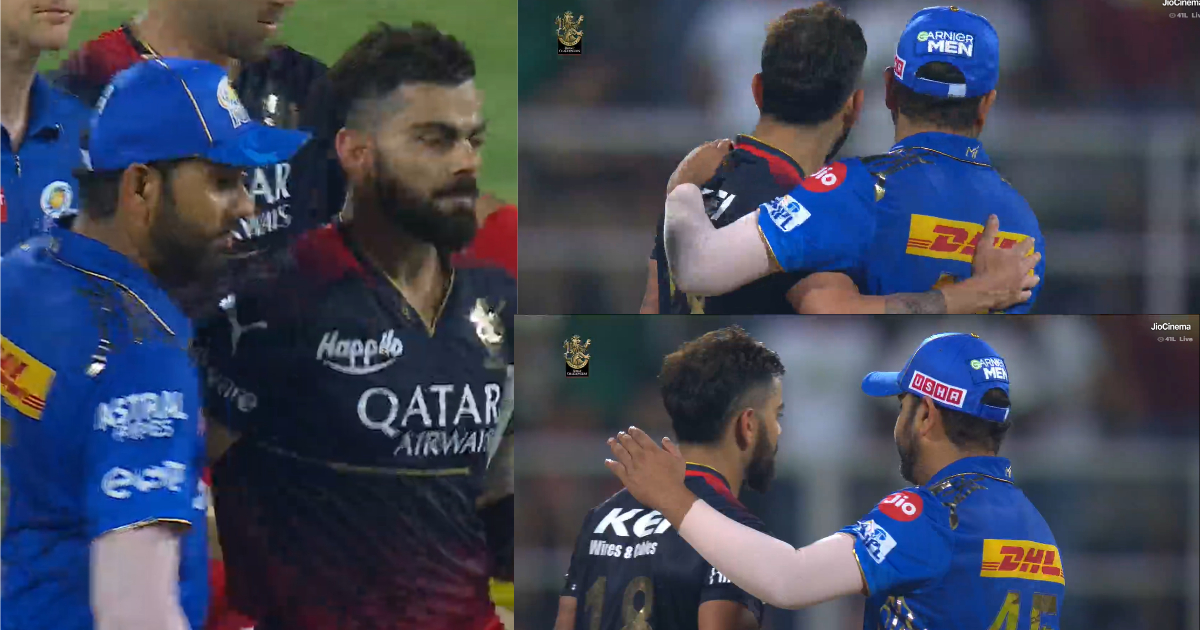 Virat Kohli को बधाई देने के लिए Rohit Sharma ने दौड़कर लगाया गले, वायरल हुआ VIDEO