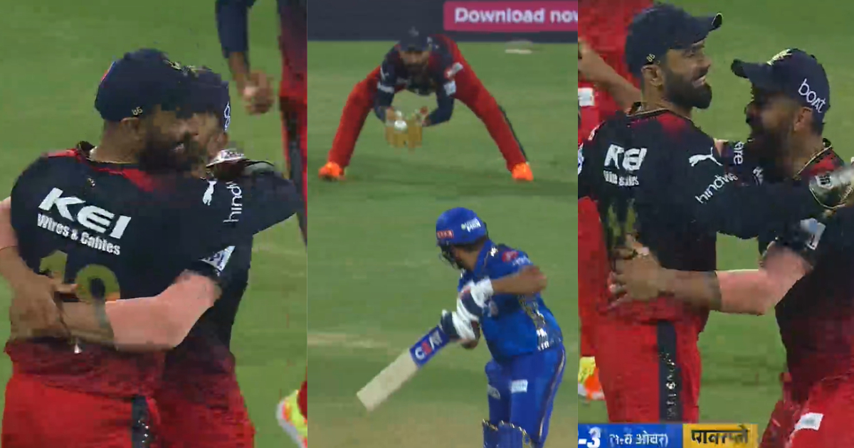 Rohit Sharma रोहित के OUT होते ही खुशी से झूम उठे Virat Kohli, फिर दौड़कर कार्तिक को किया KISS!