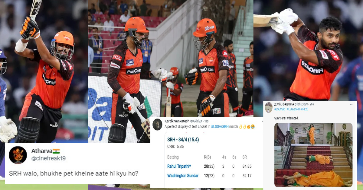 LSG vs SRH: हैदराबाद ने कछुआ छाप बैटिंग कर बनाए 121 रन, तो मीम्स के जरिए उड़ा मजाक