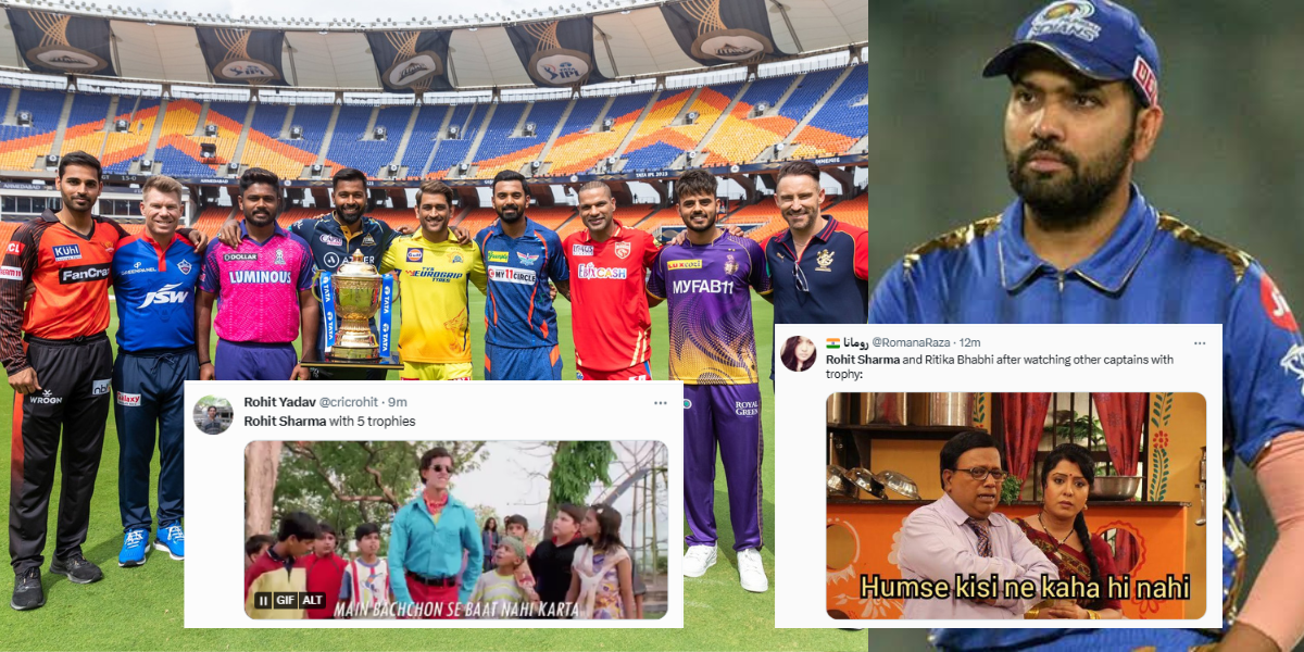 "अंपायर से सेटिंग करने में बिजी होगा", कप्तानों के फ़ोटोशूट से गायब हुए रोहित शर्मा, तो सोशल मीडिया प...