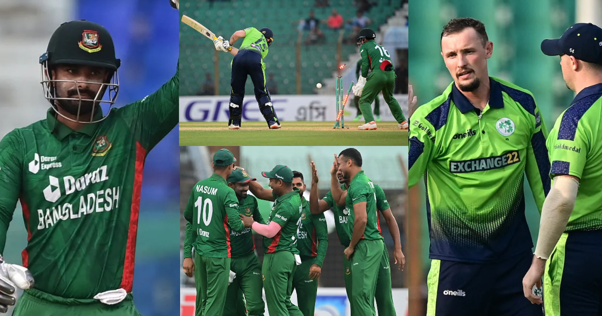 BAN vs IRE: लिटन दास के तूफान में नहीं टिक पाया आयरलैंड, बांग्लादेश ने 77 रनों से दर्ज की धमाकेदार ज...