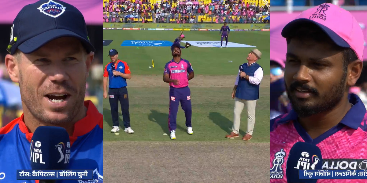 RR vs DC: टॉस जीतकर डेविड वॉर्नर ने चुनी गेंदबाजी, प्लेइंग-XI से 2 बड़े मैच विनर हुए बाहर, तो बटलर क...