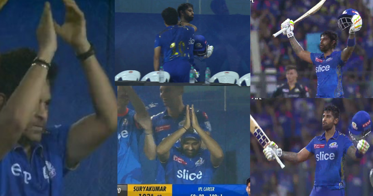 सचिन ने थपथपाई पीठ, तो रोहित ने हाथ जोड़कर झुकाया सिर, सूर्यकुमार यादव ने शतक जड़कर जीते दिल