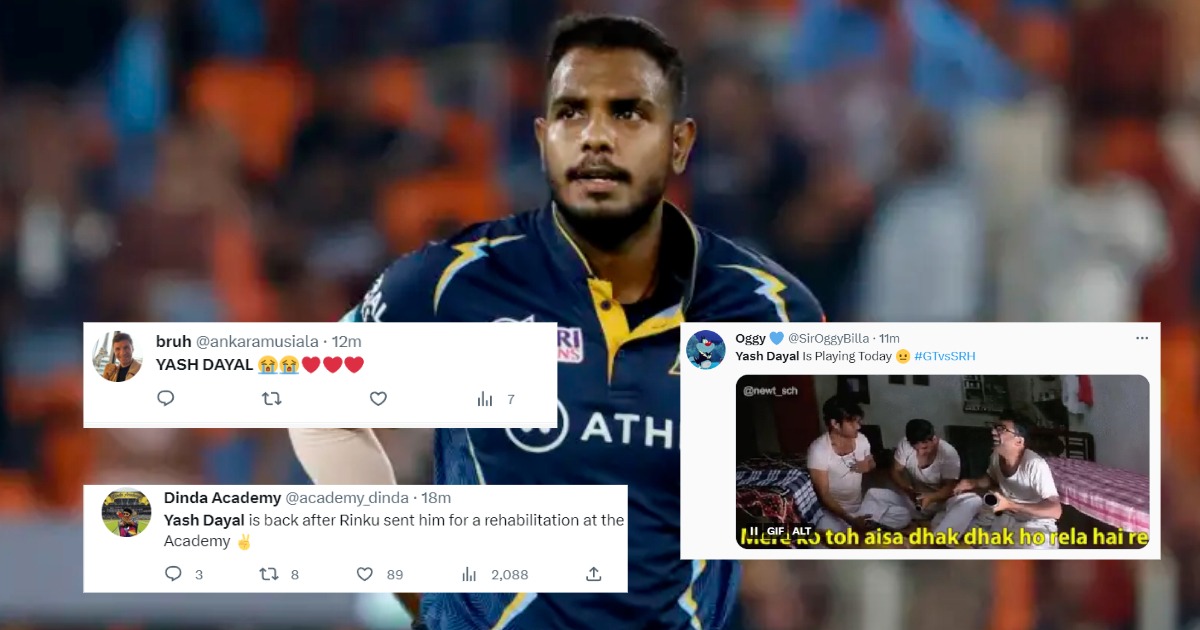 GT vs SRH: 1 ओवर में 5 छक्के खाने वाले यश दयाल की फिर हुई प्लेइंग-XI में वापसी, तो आ गई मीम्स की बाढ़
