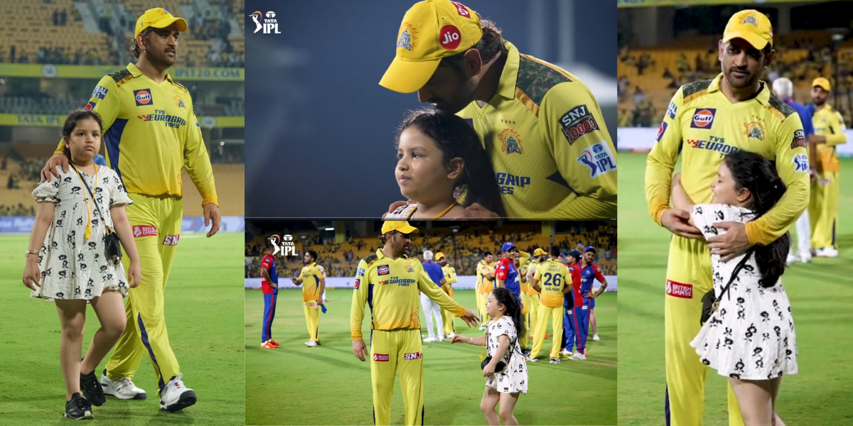 CSK की जीत के बाद दौड़कर धोनी से जा लिपटी बेटी जीवा, तो पिता ने लगाया गले फिर खींची फ़ोटो, VIDEO हुआ व...