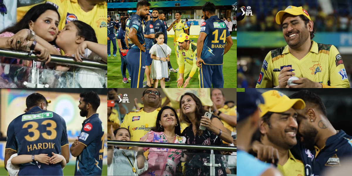VIDEO: साक्षी ने काटा बवाल, बेटी जीवा ने हार्दिक को लगाया गले, CSK की जीत पर भावुक हुए धोनी 
