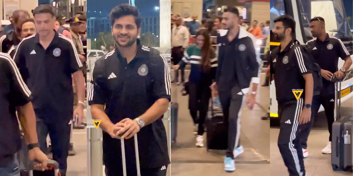 VIDEO: WTC Final के लिए इंग्लैंड रवाना हुई Team India, विराट-सिराज ने राहुल द्रविड़ से बनाई दूरी
