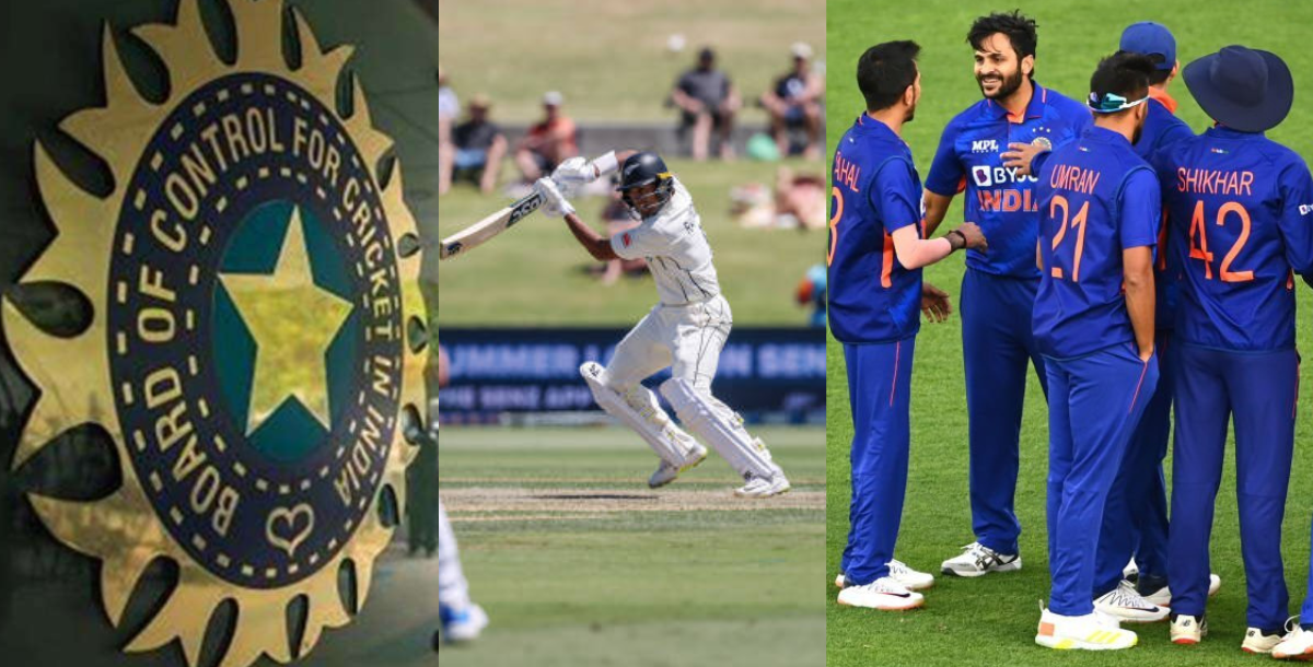 team india player indian origin rachin ravindra hit double century in his debut test against south a...