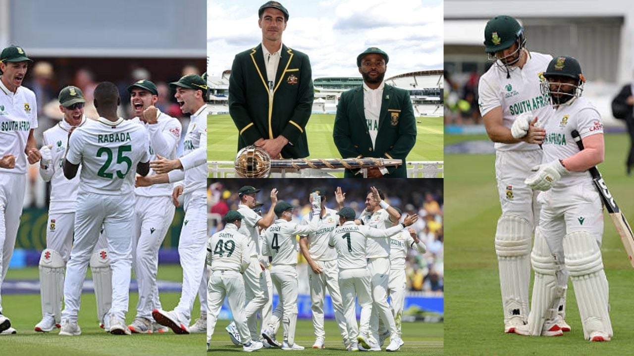 SA vs AUS WTC Final 2025 : मार्करम-टेम्बा की जोड़ी ने बदला इतिहास, रबाडा ने ऑस्ट्रेलिया की बजाई ईंट से ईंट, अफ्रीका को चैंपियन बनाने का एडन ने पूरा किया सपना