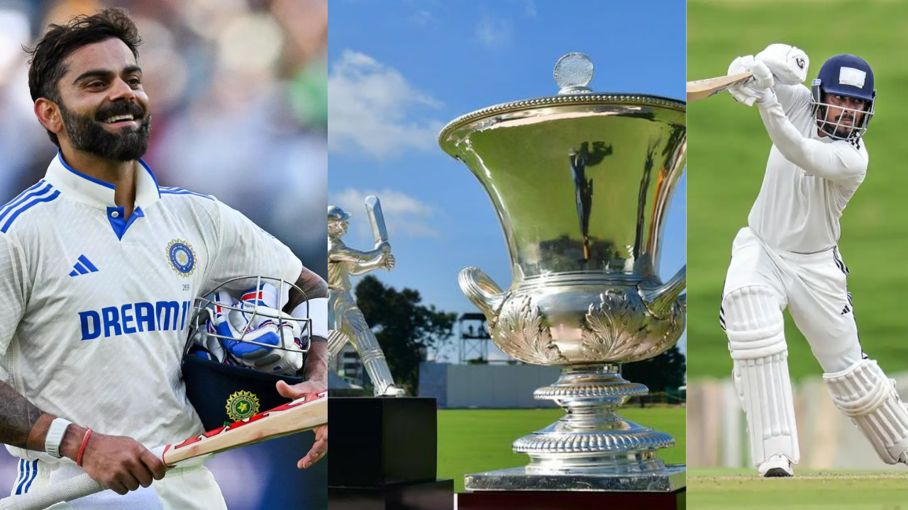 6 6 4 4 4 4 4 4 Got Strong Replacement For Virat Kohli In Duleep Trophy Smashed Bowlers In Final And Scored Double Century