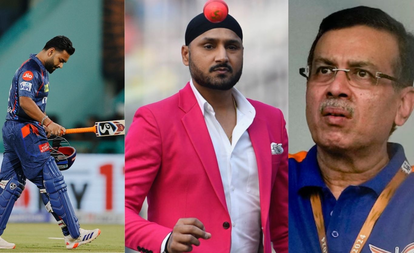 Harbhajan Singh , Rishabh Pant , dc  ,  lsg