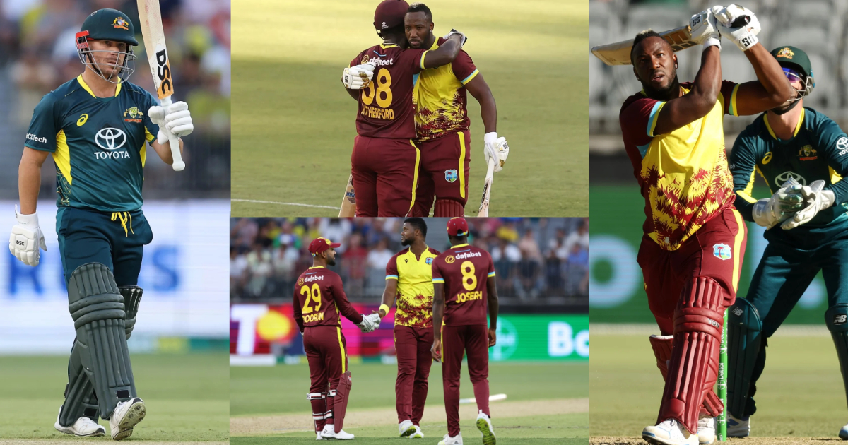 AUS vs WI: आंद्रे रसल की आंधी के आगे बेकार गया वार्नर का पचासा, वेस्टइंडीज ने ऑस्ट्रेलिया को 37 रनों...