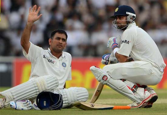 kohli and dhoni