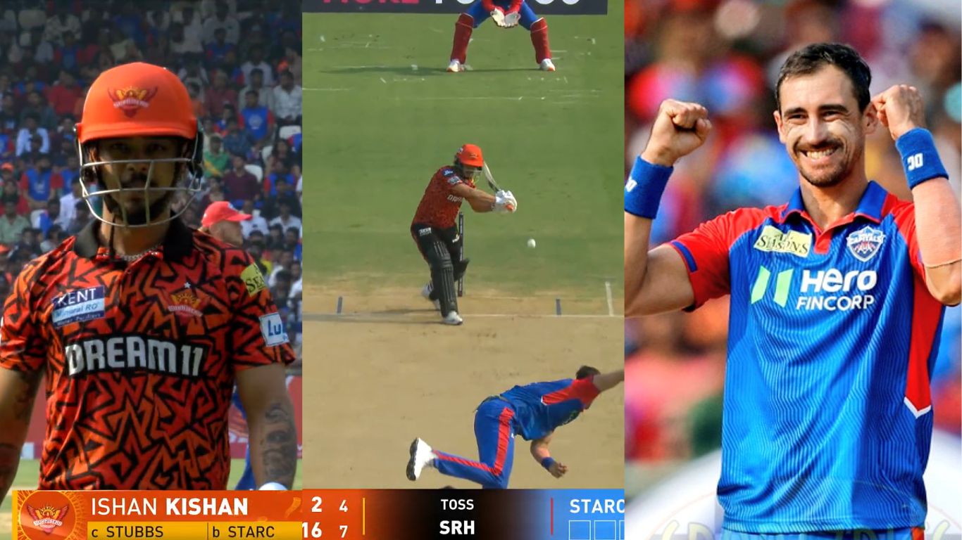 Ishan Kishan was made a victim by Mitchell Starc