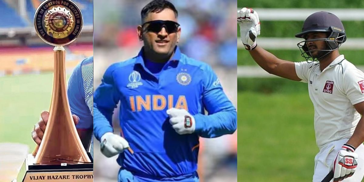 MS Dhoni, Riyan Parag ,  vijay hazare trophy 2022