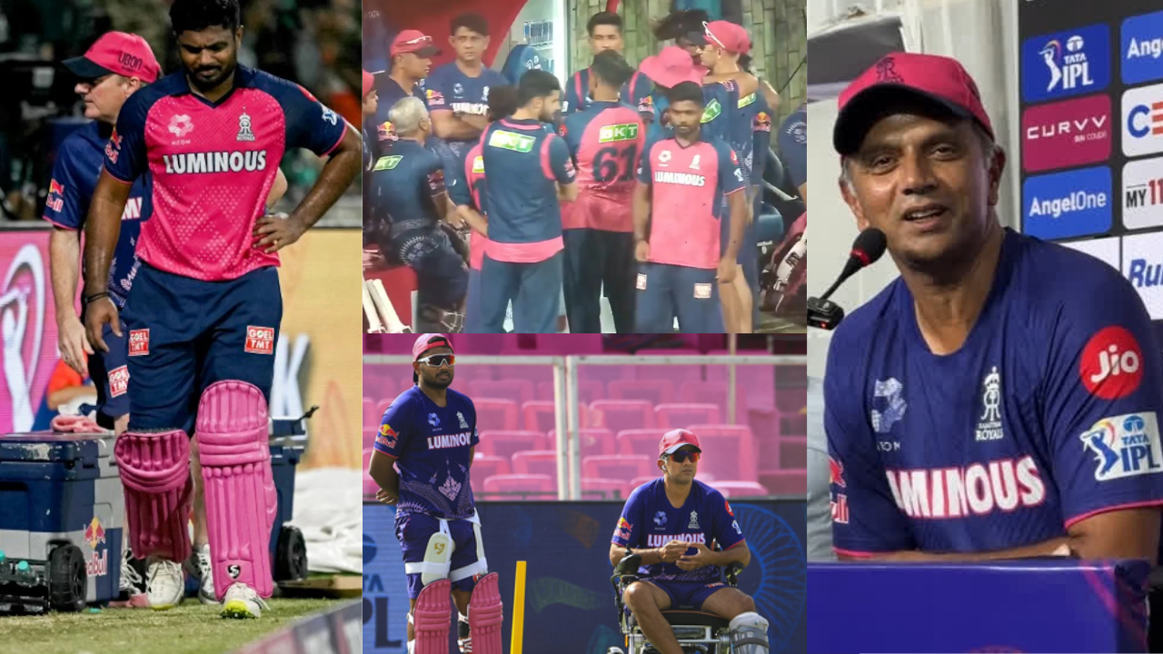 rahul dravid sanju samson fight