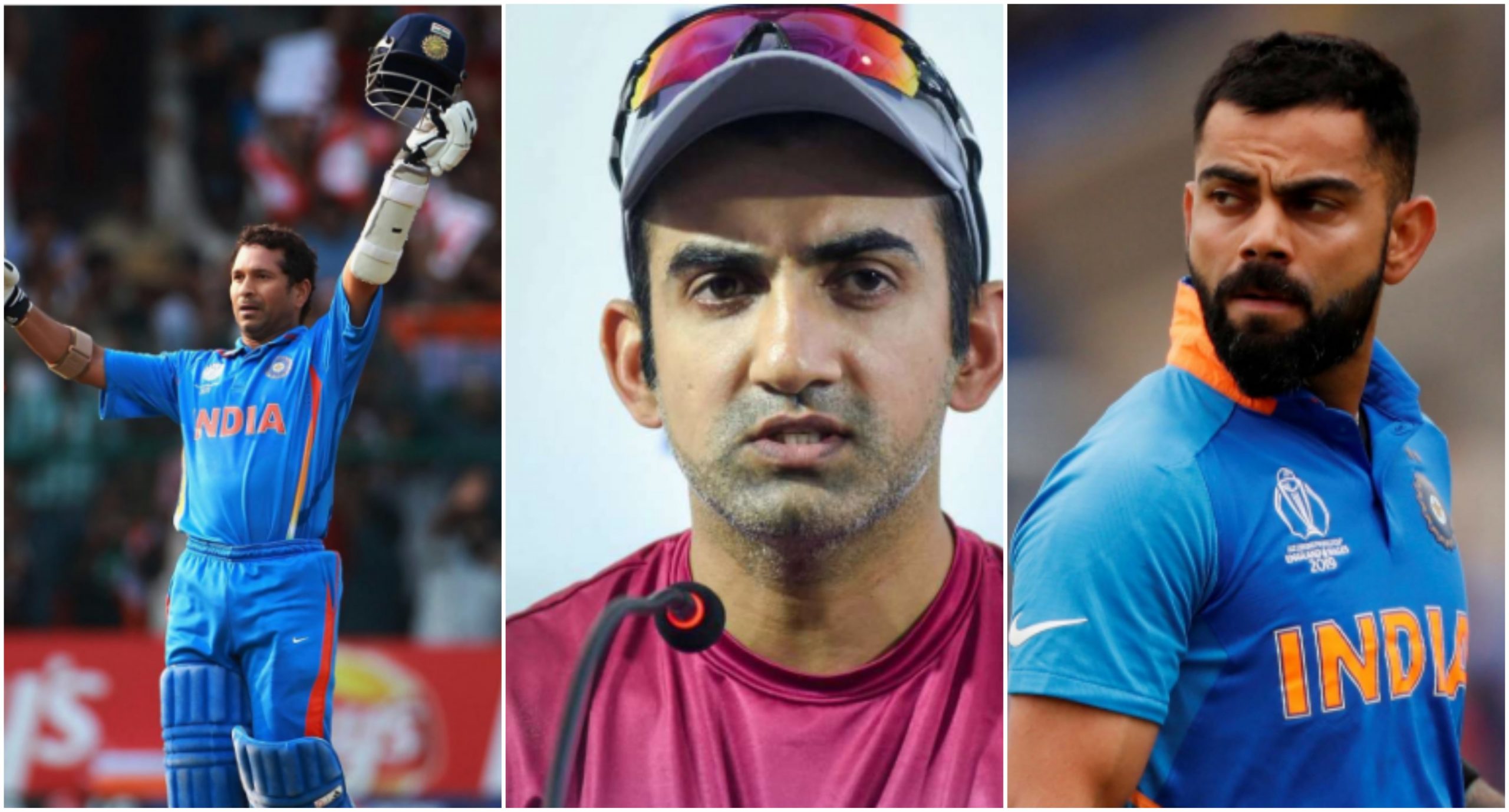 Gautam Gambhir on Virat Kohli and Sachin Tendulkar