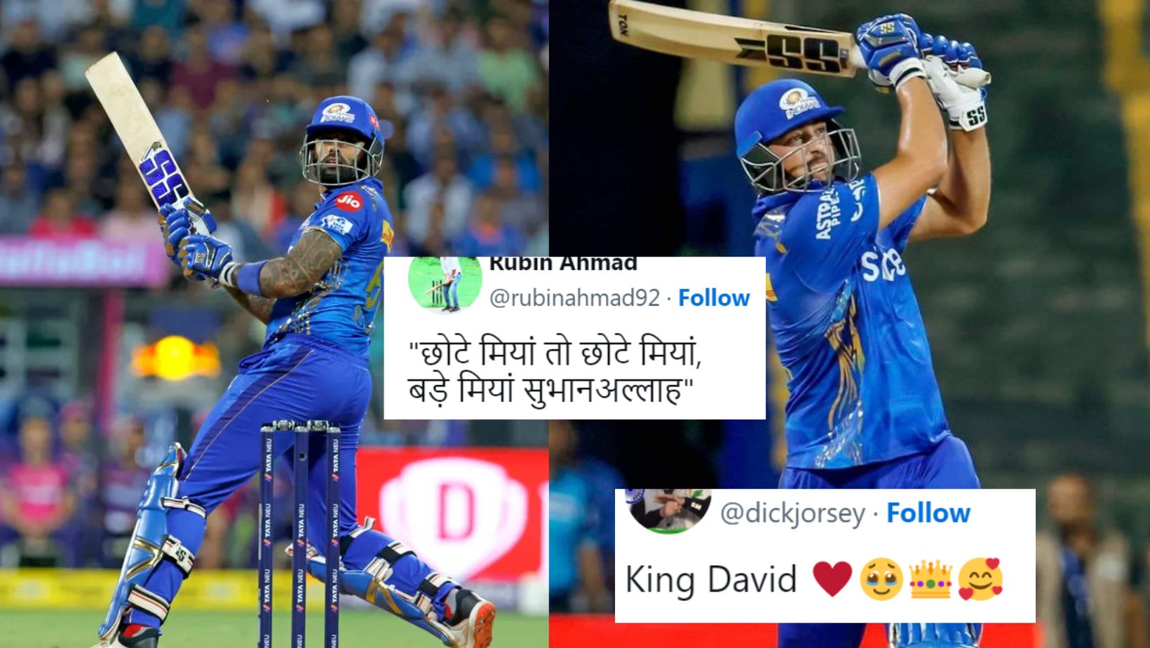 MS Dhoni - Mike Hussey