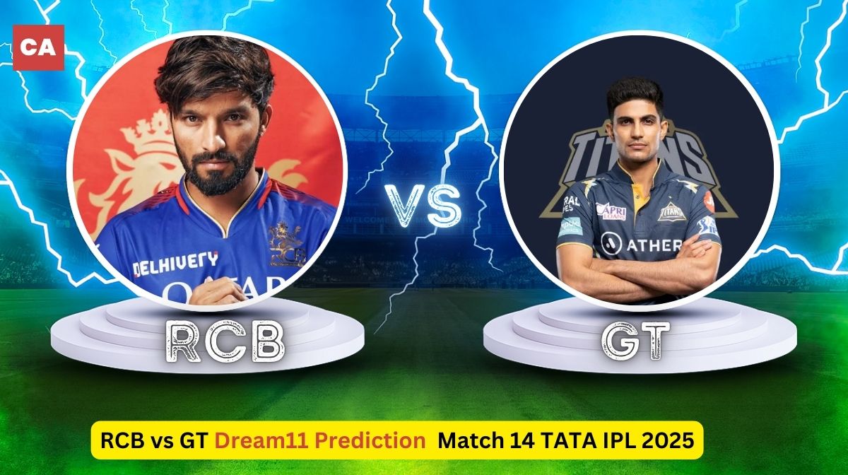RCB vs GT Match 14 TATA IPL, 2025