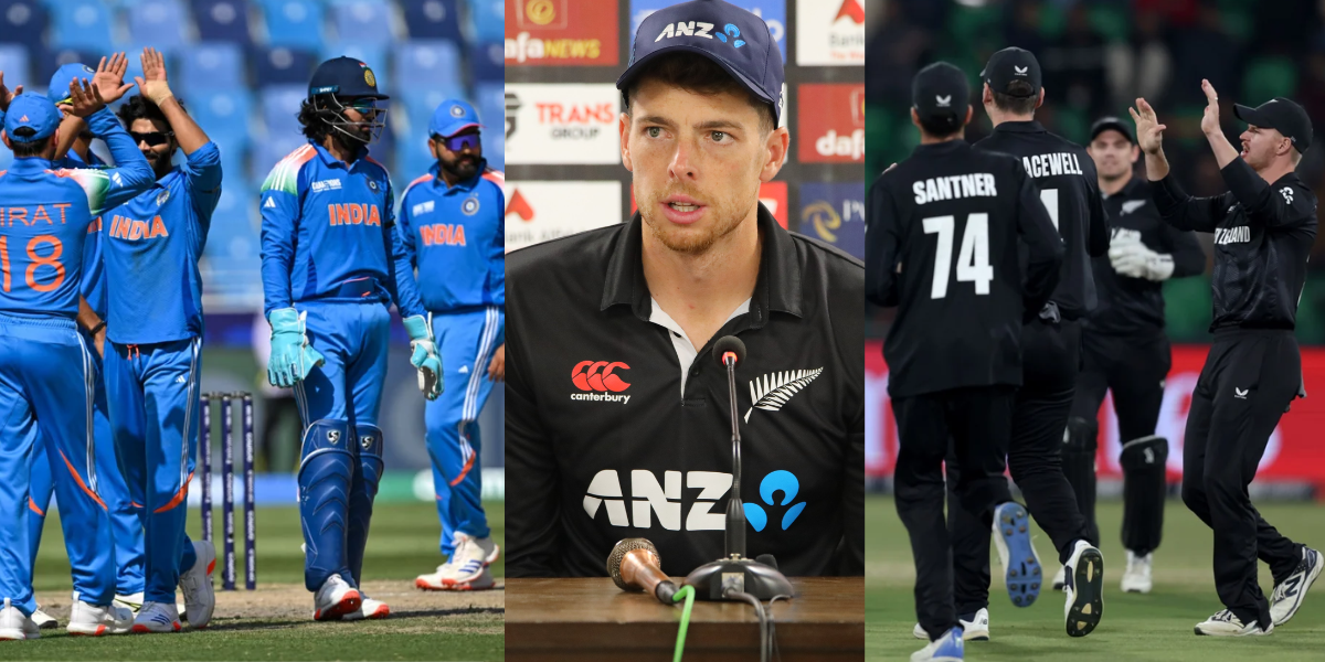 Mitchell Santner openly warned India before entering champions trophy 2025 final