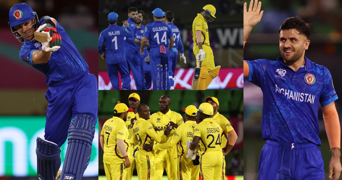 AFG vs UGA: T20 वर्ल्ड कप 2024 में अफगानिस्तान का धमाल, 22वीं रैंक की टीम को 58 पर समेटा, 125 रन से...
