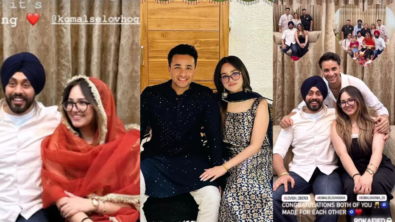 Abhishek Sharma Sister Komal Sharma Got Engaged To Lavish Oberoi Shared Photo Went Viral 1