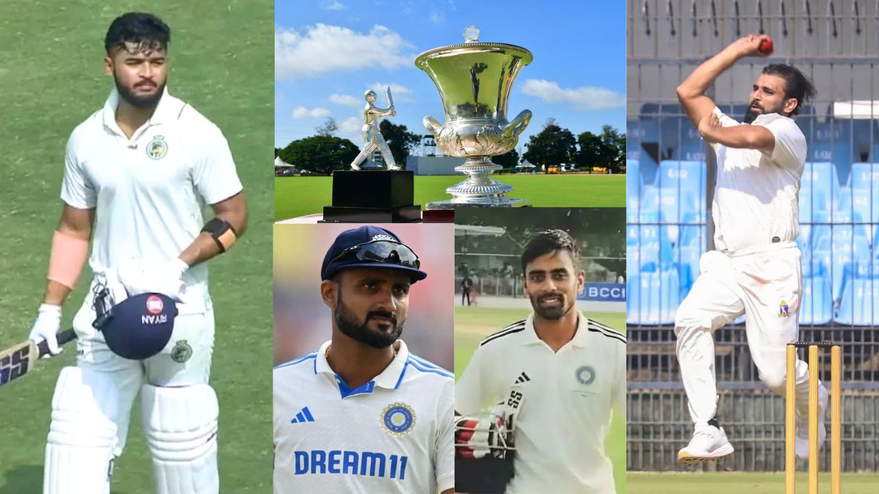 Duleep Trophy 2025 के लिए बोर्ड ने तय किए खिलाड़ियों के नाम, रियान पराग कप्तान, तो शमी-आकाशदीप-अभिमन्यु को मौका