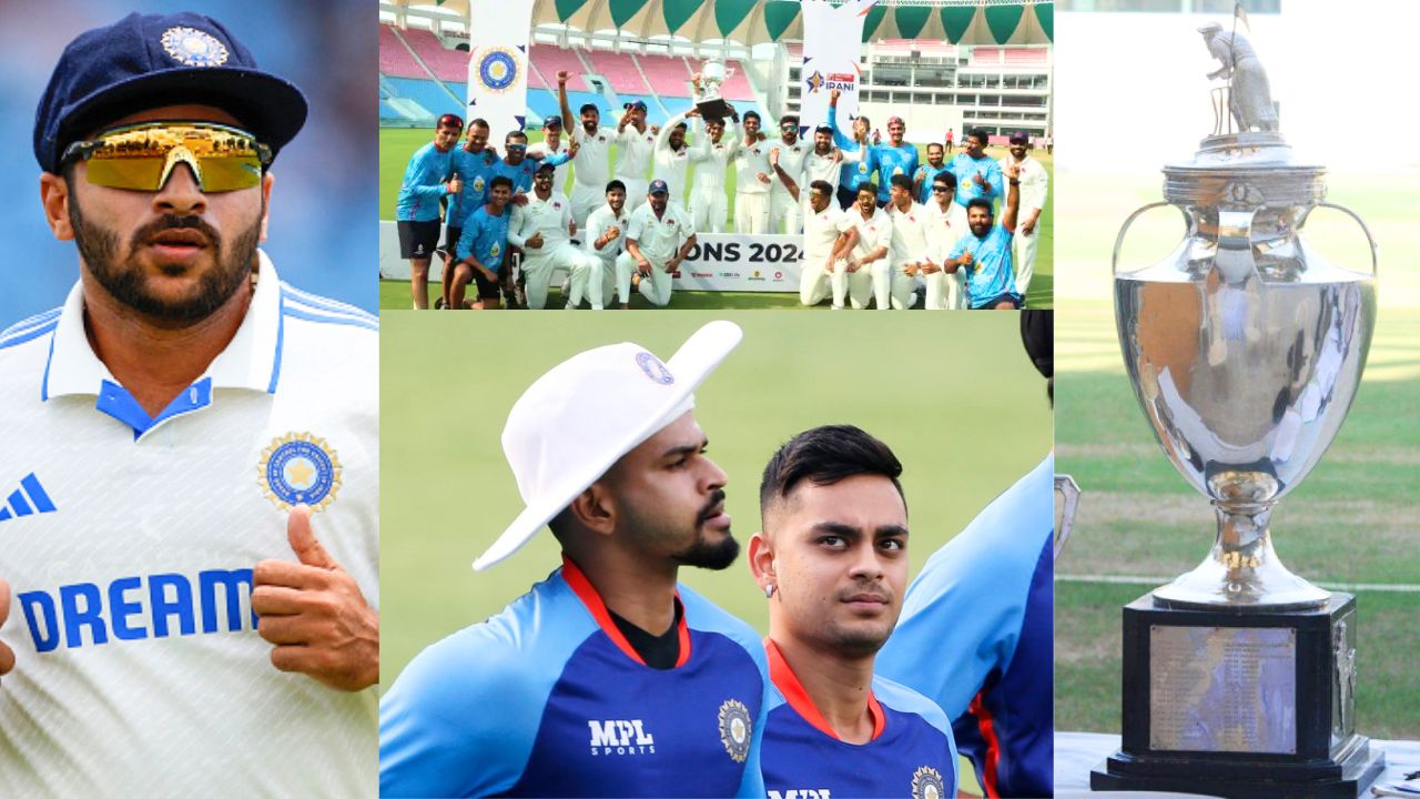 शार्दुल (कप्तान), ईशान, ऋतुराज, श्रेयस, सरफ़राज़, जुरेल... Irani Cup 2025 के लिए 15 सदस्यीय इंडियन टीम आई सामने