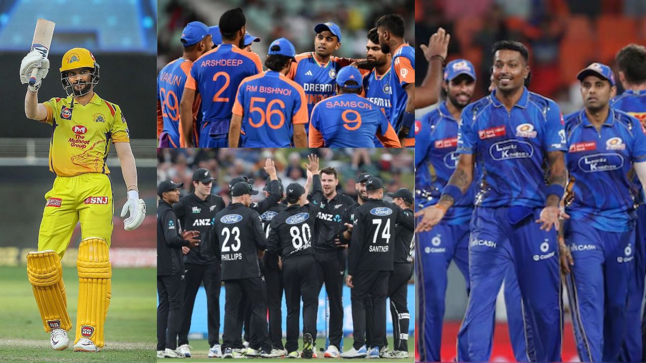 Add Aन्यूजीलैंड के साथ 5 टी20 मैचों के लिए Team India आई सामने, मुंबई इंडियंस-CSK के 4-4 खिलाड़ियों को मौका Heading 9
