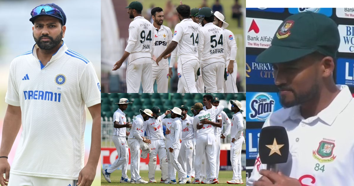 "अब इंडिया की बारी", पाकिस्तान को रौंदने के बाद बांग्लादेशी कप्तान Najmul Hossain Shanto ने भारत को...