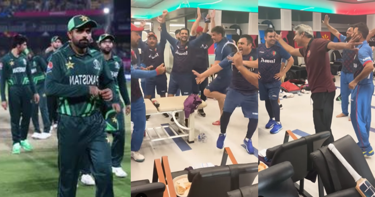 Ajay Jadeja danced fiercely with Afghanistan players after the victory against Pakistan video viral...