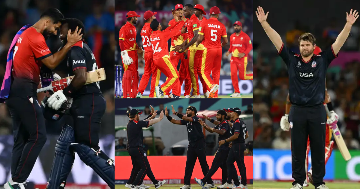 America beats Canada by 7 wickets in t20 World Cup 2024 IN USA vs CAN match