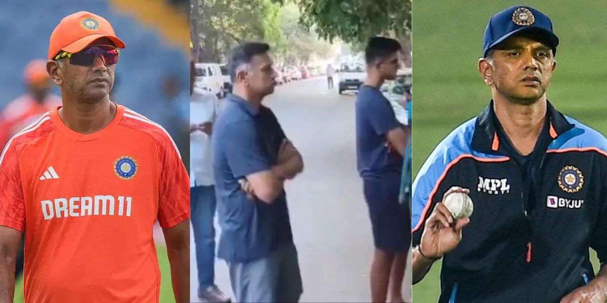 Amidst preparations for T20 World Cup rahul-dravid cast his valuable vote in the Lok Sabha