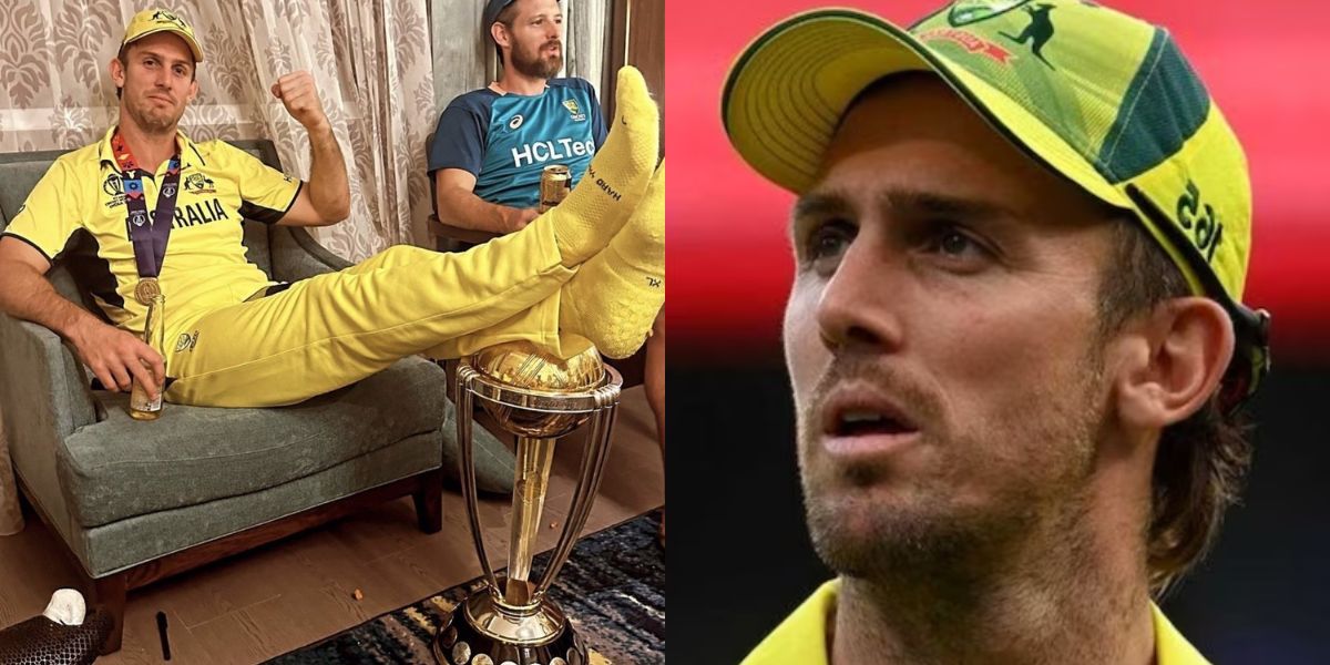 Mitchell Marsh को मिली विश्व कप 2023 की ट्रॉफी पर पैर रखने की सजा, अब भारत में नहीं खेल पाएंगे कोई म...